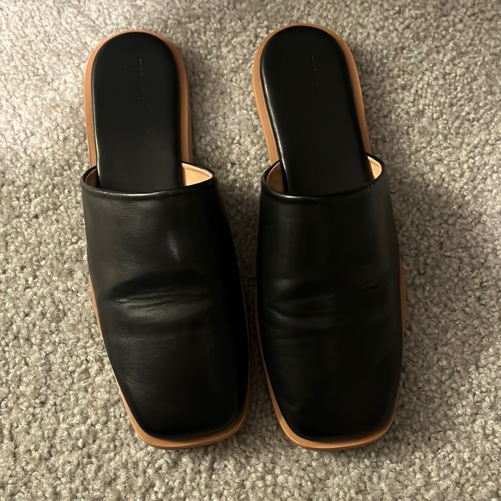 Black TIJN Sandra Mules